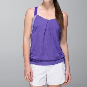 Lululemon Rest Less Tank Size 4 Bruised Berry